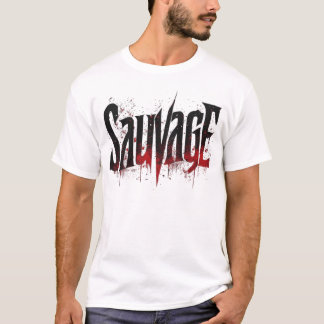 Camiseta gráfica de Streetwear Goth Sauvage - Gru