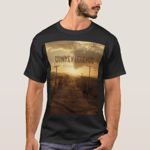 Camiseta gráfica de Streetwear occidental subterrá