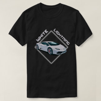 Camiseta gráfica de Supercar White Lightning