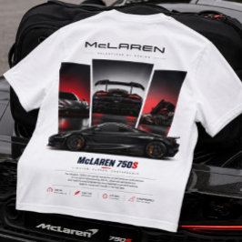 Camiseta gráfica de supercoche 