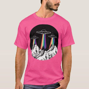 Camiseta Gráfica de sustrato de Ufo Flying Saucer