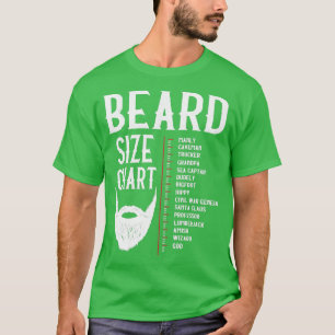 Camiseta Gráfica de tamaño barba barba Funny Beards Longitu