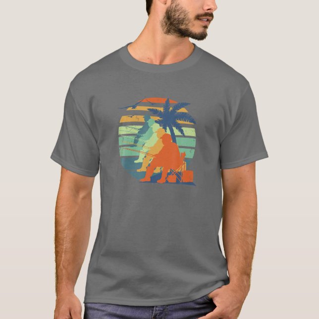 Camiseta Gráfica de tamaño del gobernante de Fisherman: div (Anverso)