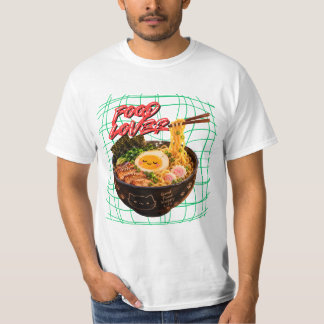Camiseta gráfica de tazón de fideos Ramen
