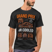 Camiseta gráfica de tecnología de moda con plano d