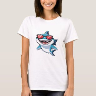 Camiseta gráfica de tiburón 🦈 - Guay & Fierce Sum