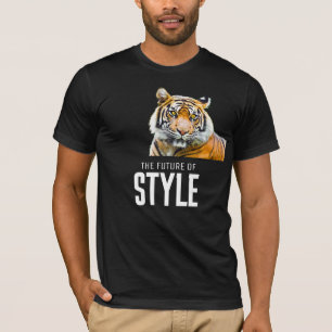 Camiseta Gráfica de Tigre "El Futuro del Estilo"