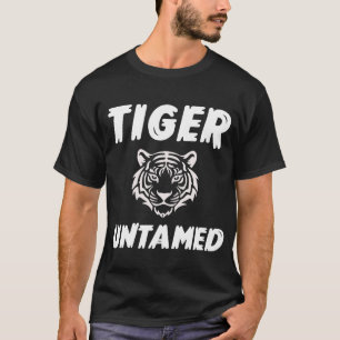 Camiseta Gráfica de Tigre Indomable – S Salvaje At