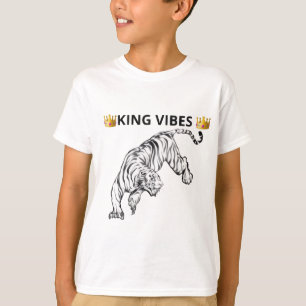 Camiseta gráfica de tigre KING VIBES – Estilo Stre