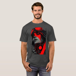 Camiseta gráfica de tirador con objetivo rojo cybe