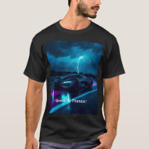 Camiseta gráfica de tormenta relámpago hiperauto f