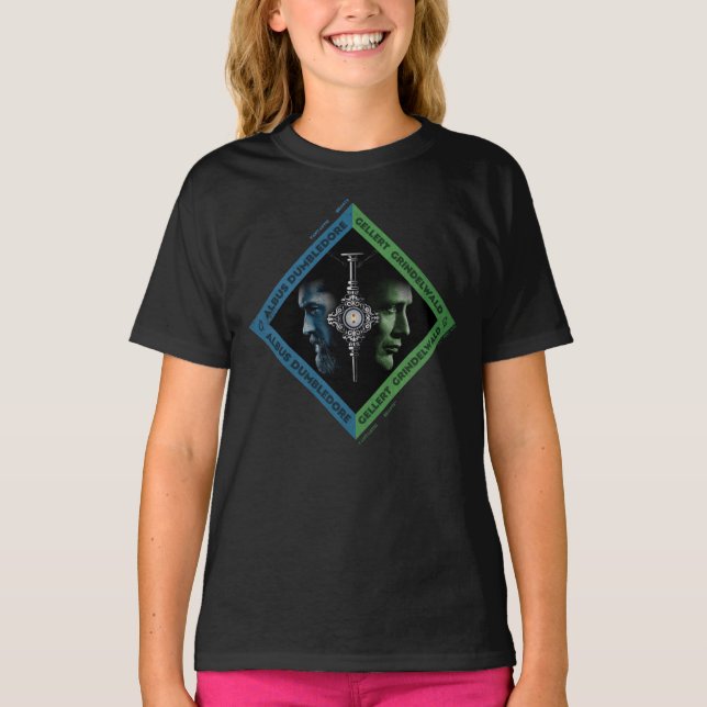 Camiseta Gráfica de troto de sangre de dumbledore y grindle (Anverso)