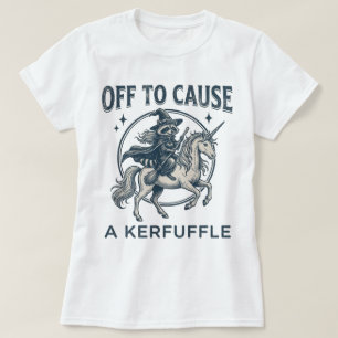 Camiseta gráfica de unicornio mapache divertido