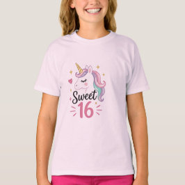 Camiseta gráfica de unicornio para adolescentes Sw