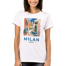 Camiseta gráfica de viaje por el distrito de arte