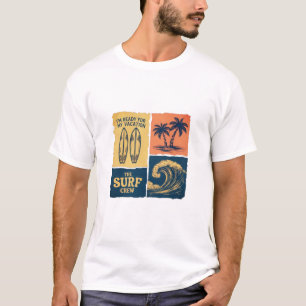 Camiseta gráfica de Vibra Tropical de la tripulaci