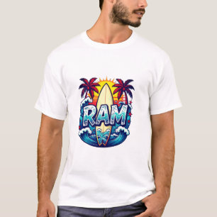 Camiseta gráfica de Vibra Tropical de la tripulaci