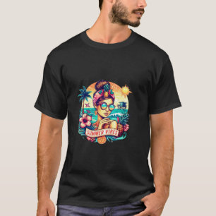 Camiseta gráfica de Vibra Tropical de la tripulaci