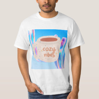 Camiseta gráfica de vibraciones acogedoras