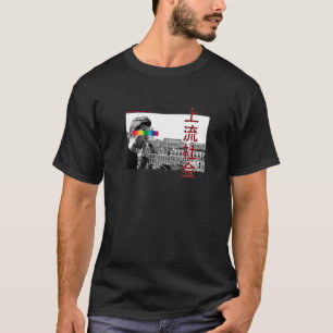 Camiseta Gráfica de vida alta de calzado estético japonés