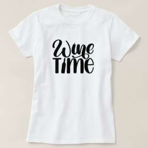 Camiseta Gráfica de Vino divertida en verano