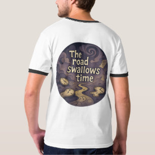 Camiseta gráfica de Vortex en tiempo surrealista