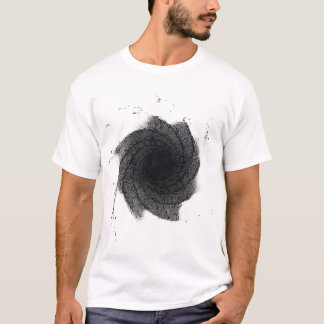 Camiseta gráfica de vórtice en espiral abstracto -