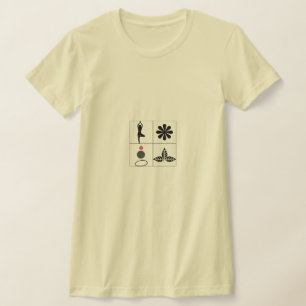 Camiseta gráfica de YOGA – Camiseta minimalista de