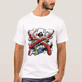 Camiseta gráfica Dead Man's Hand - Tattoo Flash
