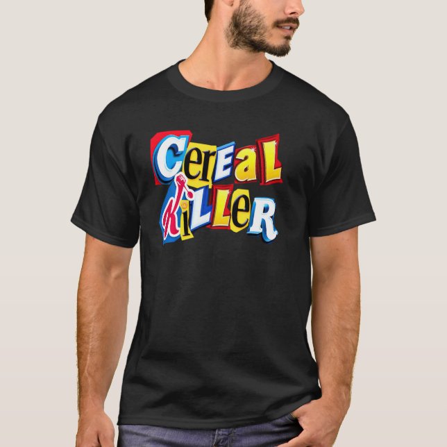Camiseta Gráfica Del Asesino De Cereales Para Los Amantes D (Anverso)