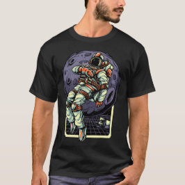 Camiseta gráfica del astronauta