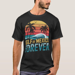 Camiseta gráfica del atardecer en la playa del Gol