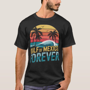 Camiseta gráfica del atardecer en la playa del Gol