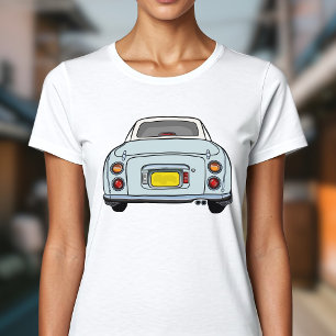 Camiseta Gráfica del coche de Figaro de Pale Aqua