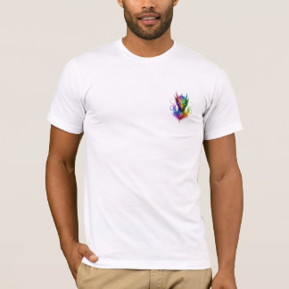 Camiseta Gráfica del Dragón Arcoíris Místico: Fren