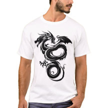 Camiseta Gráfica del Dragón Mitológico Audaz de GJ