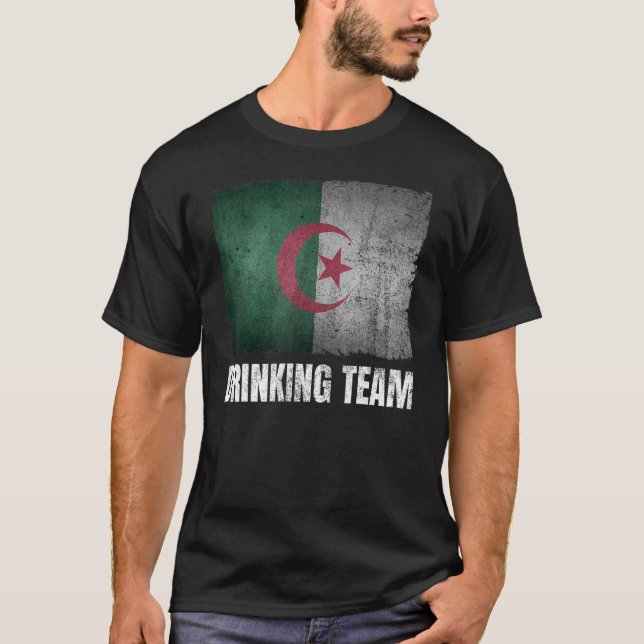 Camiseta Gráfica del equipo de bebidas de Argelia para los  (Anverso)