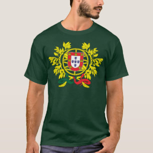 Camiseta Gráfica del Escudo de Armas de Portugal