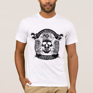 Camiseta Gráfica del esqueleto de la bandeja de entrada