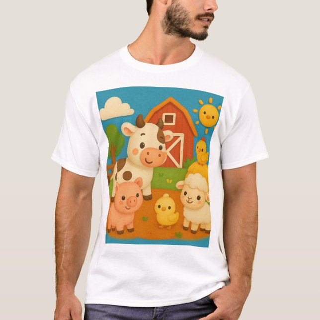 Camiseta Gráfica del estilo personalizado infantil de los a (Anverso)