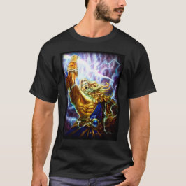 Camiseta gráfica del guerrero de Zeus de la