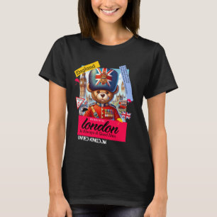 Camiseta Gráfica del Ilustracion de la Guardia Real Británi