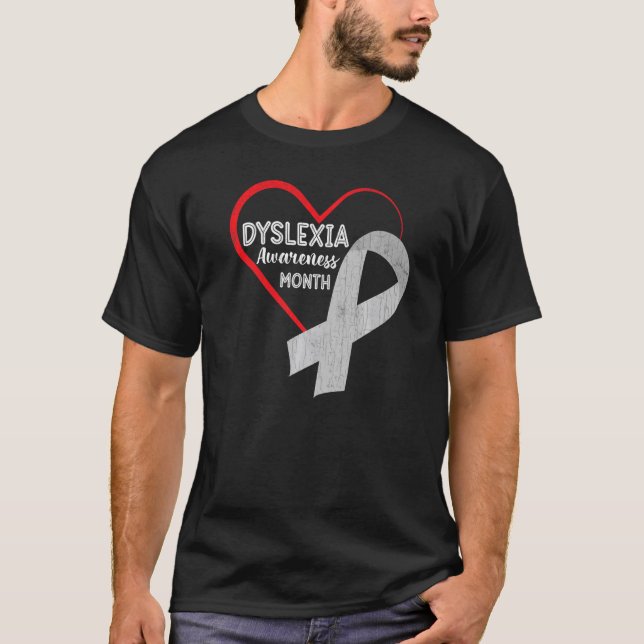 Camiseta Gráfica del Mes de Concienciación sobre Dislexia (Anverso)