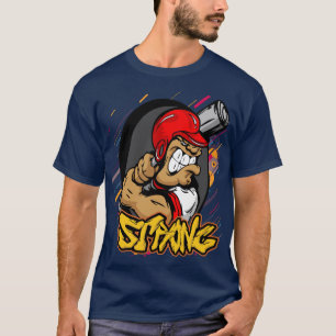 Camiseta gráfica del personalizado Boxer
