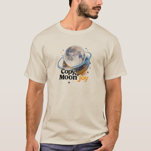 Camiseta gráfica del planeta celestial de la alegr (Anverso)