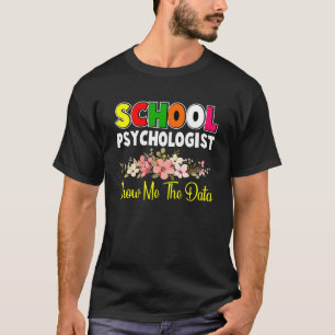 Camiseta Gráfica del profesor de psicología de datos de la 