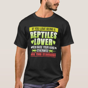 Camiseta Gráfica del propietario del reptil Lizards Love Be