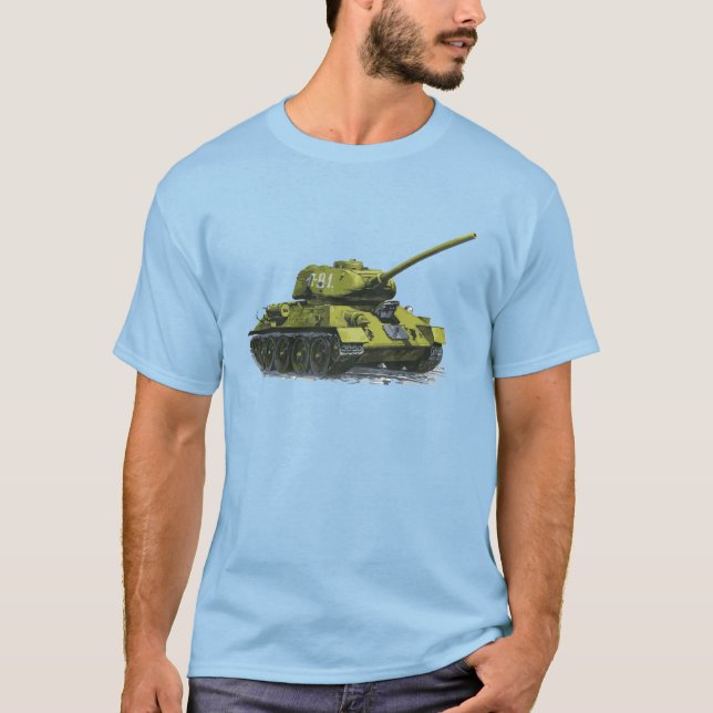Camiseta gráfica del tanque de la Segunda Guerra M (Anverso)