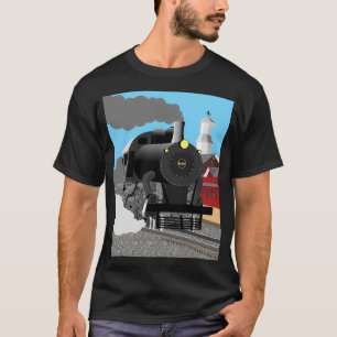 Camiseta Gráfica del tren de vapor RR