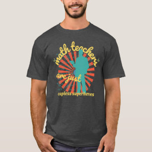 Camiseta Gráfica del tutor de matemáticas retro para profes